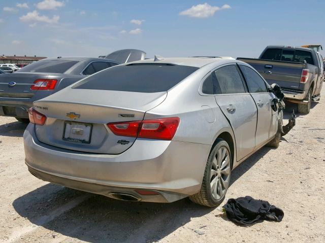 1G1ZE5SX6JF102183 - 2018 CHEVROLET MALIBU PRE SILVER photo 4