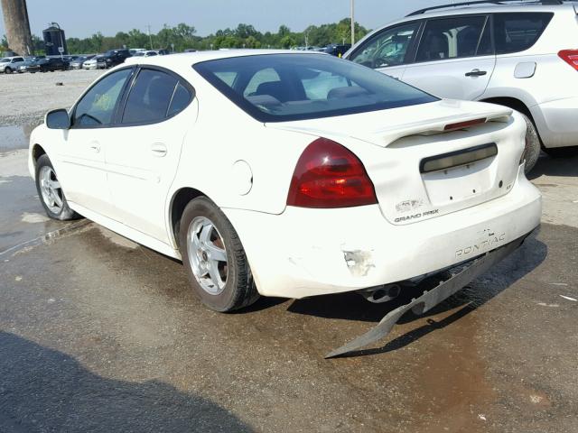 2G2WP522641295430 - 2004 PONTIAC GRAND PRIX WHITE photo 3