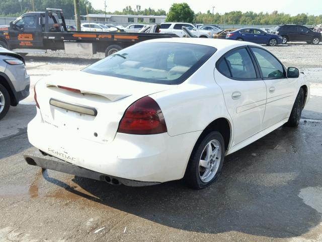 2G2WP522641295430 - 2004 PONTIAC GRAND PRIX WHITE photo 4