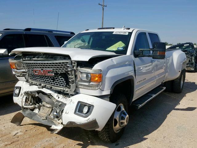 1GT424E82FF518005 - 2015 GMC SIERRA K35 WHITE photo 2