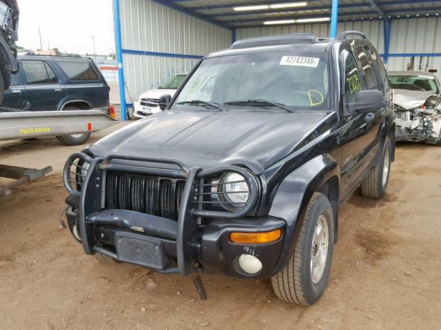 1J4GL58K24W172536 - 2004 JEEP LIBERTY LI BLACK photo 2