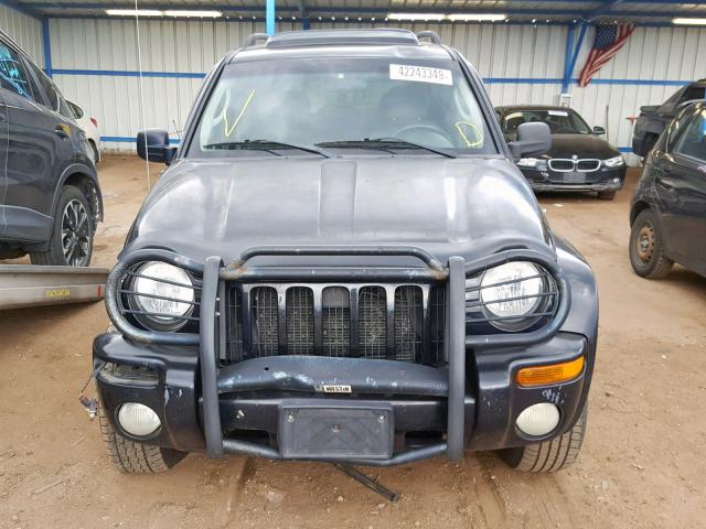 1J4GL58K24W172536 - 2004 JEEP LIBERTY LI BLACK photo 9