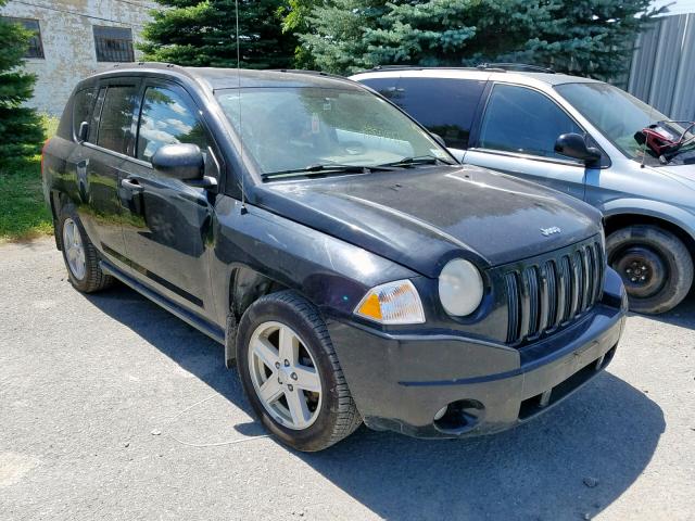 1J8FF47W07D286261 - 2007 JEEP COMPASS BLACK photo 1