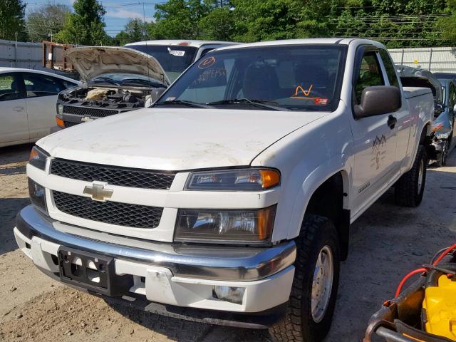 1GCDT196358271908 - 2005 CHEVROLET COLORADO WHITE photo 2