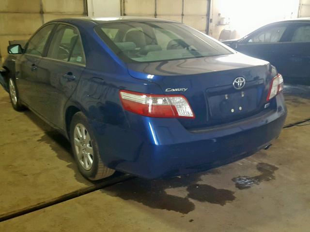 JTNBB46K093050343 - 2009 TOYOTA CAMRY HYBR BLUE photo 3