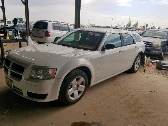 2D4FV47T38H224246 - 2008 DODGE MAGNUM WHITE photo 2