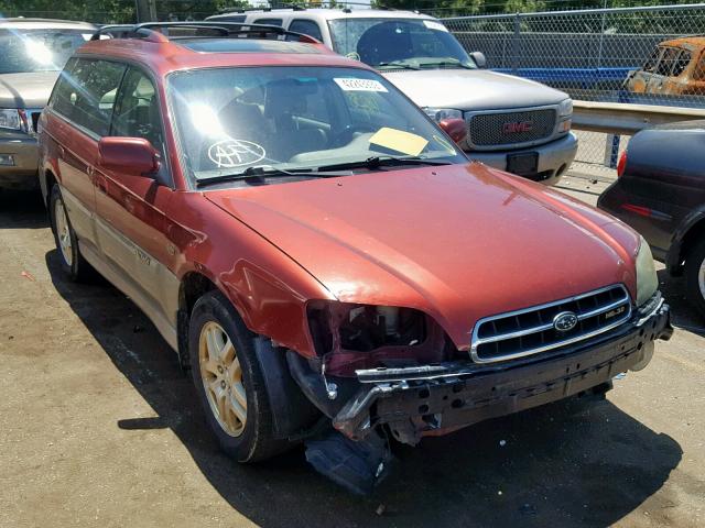 4S3BH806627624108 - 2002 SUBARU LEGACY OUT BURGUNDY photo 1