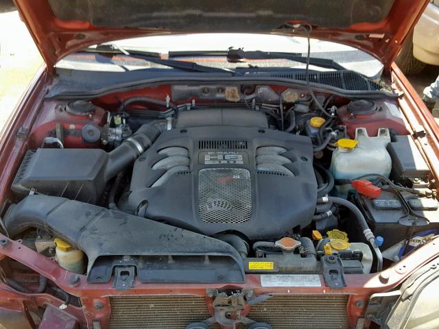 4S3BH806627624108 - 2002 SUBARU LEGACY OUT BURGUNDY photo 7