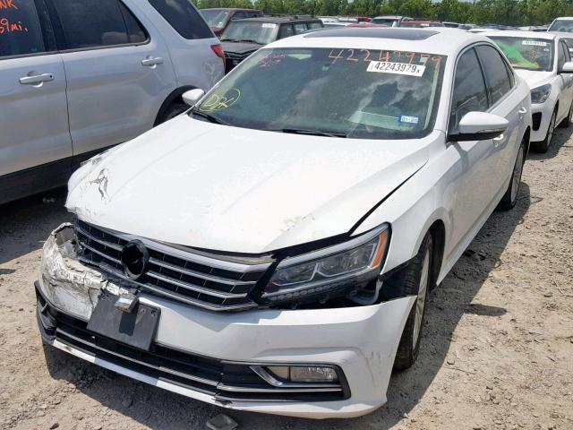 1VWBT7A36HC023985 - 2017 VOLKSWAGEN PASSAT SE WHITE photo 2