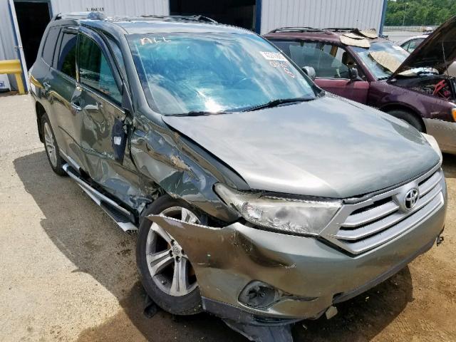 5TDYK3EH7BS036670 - 2011 TOYOTA HIGHLANDER GREEN photo 1