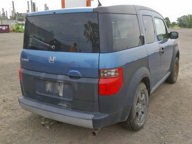 5J6YH17256L800688 - 2006 HONDA ELEMENT BLUE photo 4