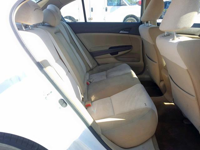 1HGCP26489A041970 - 2009 HONDA ACCORD LXP WHITE photo 6