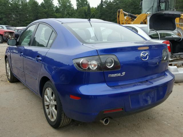 JM1BK323171727695 - 2007 MAZDA 3 S BLUE photo 3