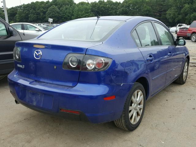 JM1BK323171727695 - 2007 MAZDA 3 S BLUE photo 4