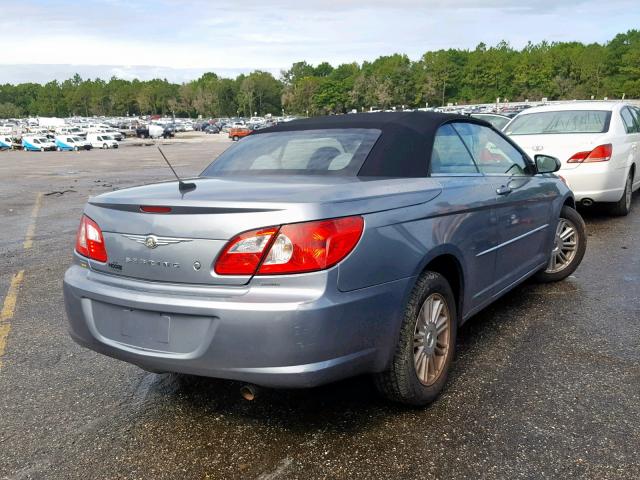 1C3LC55R08N247742 - 2008 CHRYSLER SEBRING TO TEAL photo 4