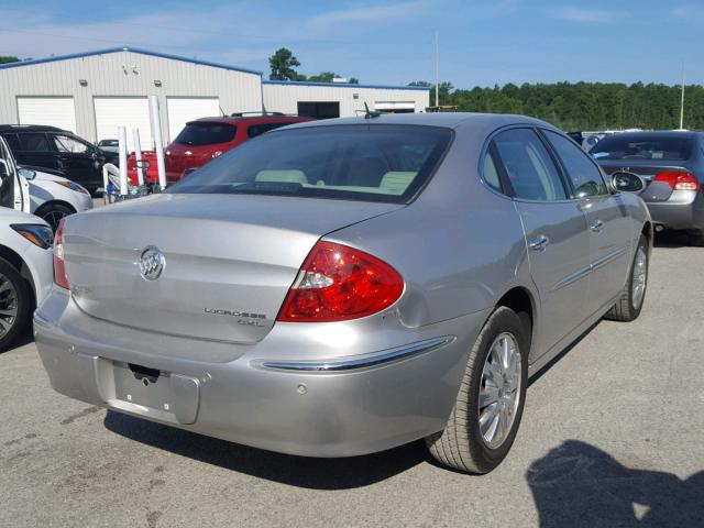 2G4WD582681253143 - 2008 BUICK LACROSSE C GRAY photo 4