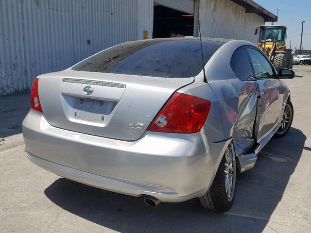 JTKDE177570218367 - 2007 TOYOTA SCION TC ვერცხლისფერი ფოტო 4