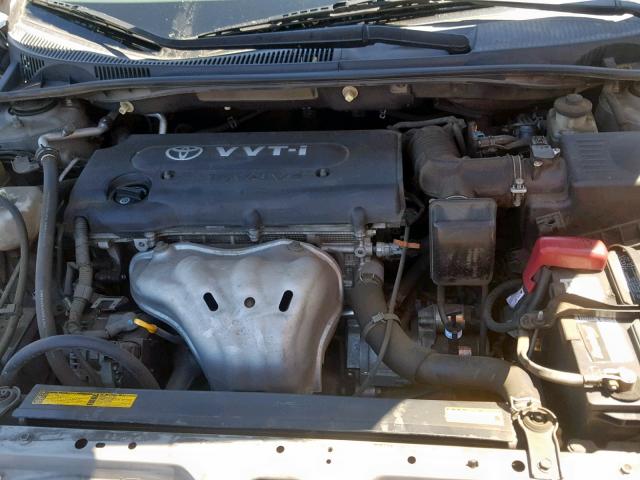 JTKDE177570218367 - 2007 TOYOTA SCION TC ვერცხლისფერი ფოტო 7