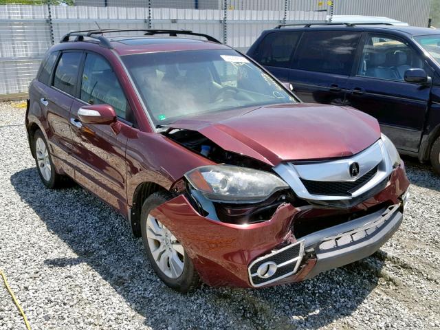 5J8TB2H51CA002570 - 2012 ACURA RDX TECHNO MAROON photo 1