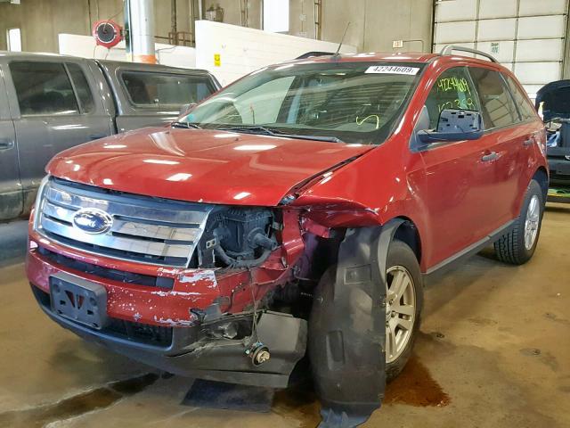 2FMDK36C59BA54206 - 2009 FORD EDGE SE RED photo 2