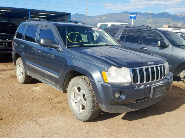 1J8HR58N77C544468 - 2007 JEEP GRAND CHER BLUE photo 1