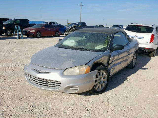 1C3EL75T83N500590 - 2003 CHRYSLER SEBRING GT SILVER photo 2