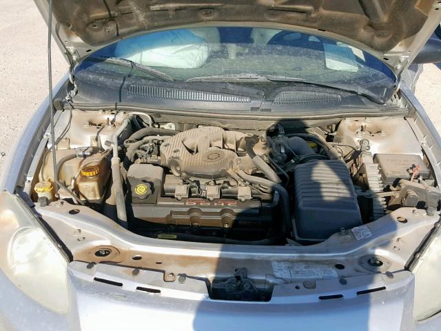 1C3EL75T83N500590 - 2003 CHRYSLER SEBRING GT SILVER photo 7