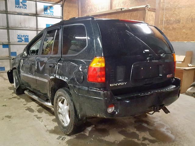 1GKDT13S772214756 - 2007 GMC ENVOY BLACK photo 3