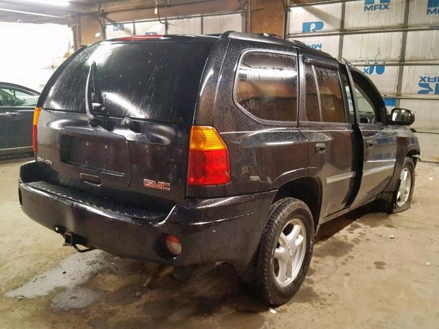 1GKDT13S772214756 - 2007 GMC ENVOY BLACK photo 4