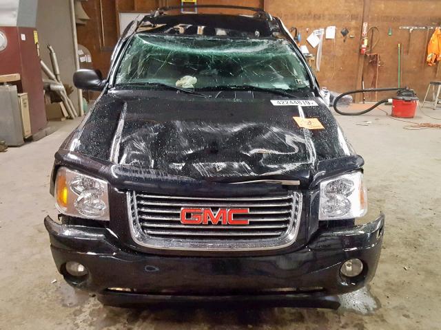 1GKDT13S772214756 - 2007 GMC ENVOY BLACK photo 9