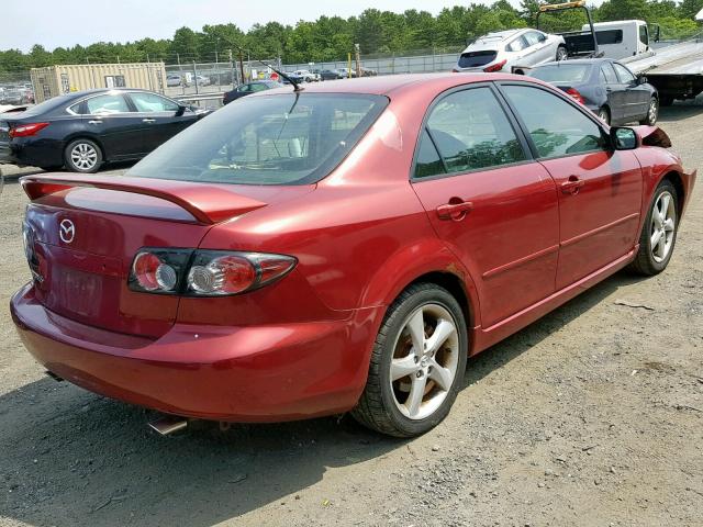 1YVHP80C675M43171 - 2007 MAZDA 6 I RED photo 4