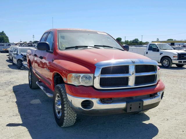 1D7KU28D53J637714 - 2003 DODGE RAM 2500 S წითელი ფოტო 1