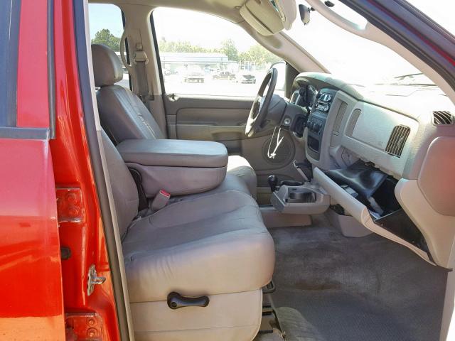 1D7KU28D53J637714 - 2003 DODGE RAM 2500 S წითელი ფოტო 5