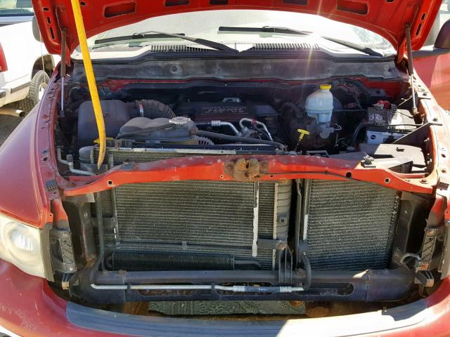 1D7KU28D53J637714 - 2003 DODGE RAM 2500 S წითელი ფოტო 7