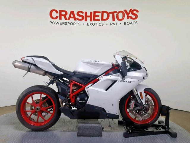 ZDM1XBMV7DB022254 - 2013 DUCATI SUPERBIKE WHITE photo 1