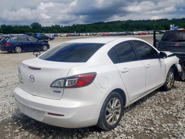 JM1BL1V78C1573710 - 2012 MAZDA 3 I WHITE photo 4