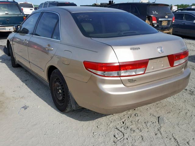 1HGCM56383A068112 - 2003 HONDA ACCORD LX GOLD photo 3