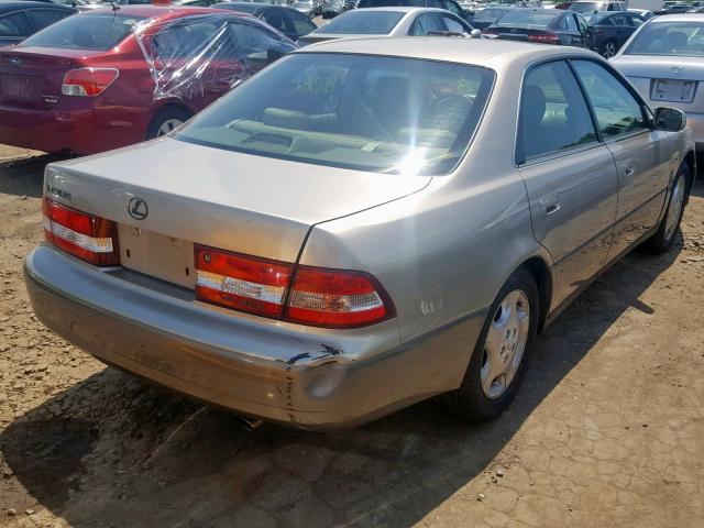 JT8BF28G4Y5096636 - 2000 LEXUS ES 300 CREAM photo 4