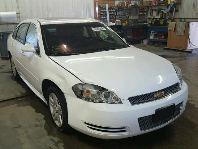 2G1WB5E32E1184642 - 2014 CHEVROLET IMPALA LIM WHITE photo 1