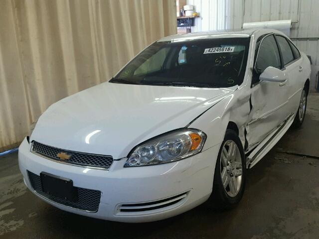 2G1WB5E32E1184642 - 2014 CHEVROLET IMPALA LIM WHITE photo 2