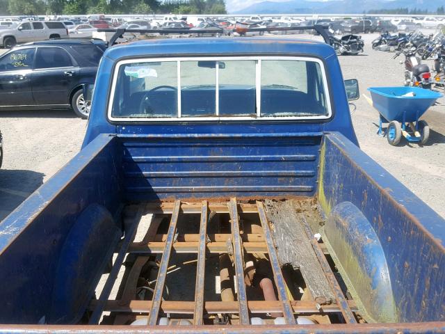 F10HRX87615 - 1977 FORD F100 BLUE photo 6