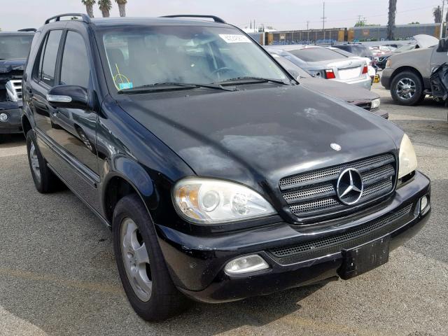 4JGAB57E65A557196 - 2005 MERCEDES-BENZ ML 350 BLACK photo 1