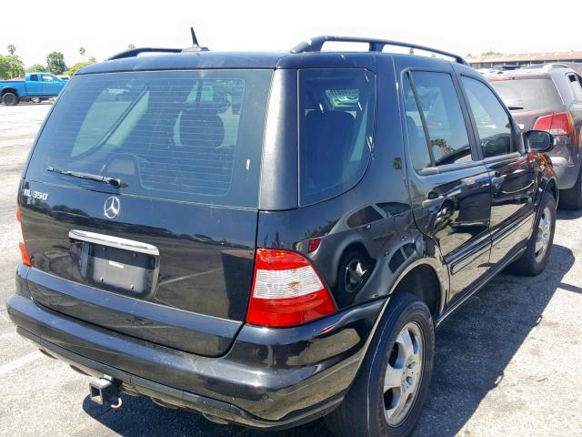 4JGAB57E65A557196 - 2005 MERCEDES-BENZ ML 350 BLACK photo 4