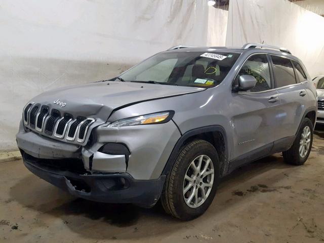 1C4PJMCB8EW266631 - 2014 JEEP CHEROKEE L SILVER photo 2