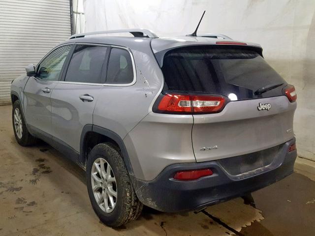 1C4PJMCB8EW266631 - 2014 JEEP CHEROKEE L SILVER photo 3