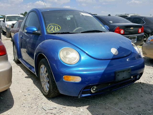 3VWCR31C45M405874 - 2005 VOLKSWAGEN NEW BEETLE BLUE photo 1