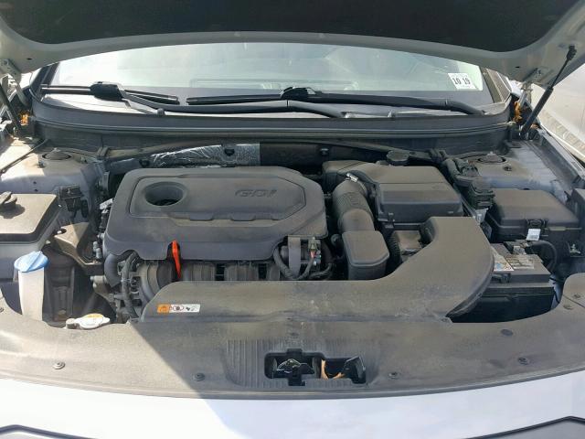 5NPE34AF8FH080876 - 2015 HYUNDAI SONATA SPO SILVER photo 7