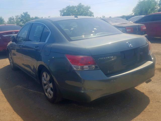 1HGCP26888A147577 - 2008 HONDA ACCORD EXL GREEN photo 3