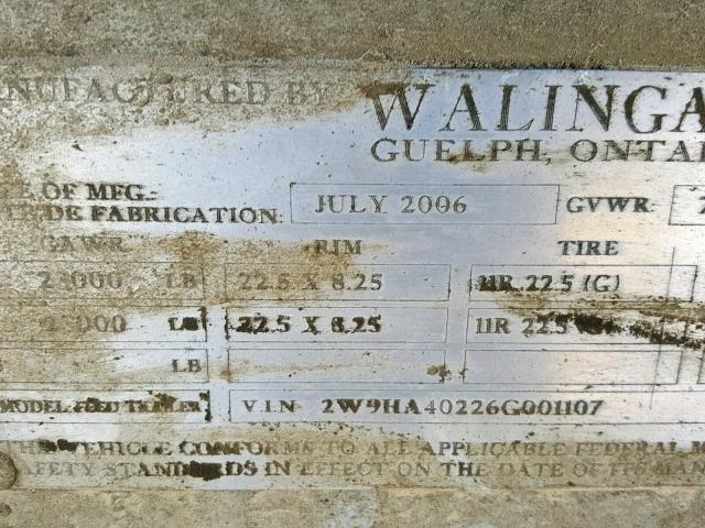 2W9HA40226G001107 - 2006 WALDORF TRAILER TRAILER SILVER photo 10