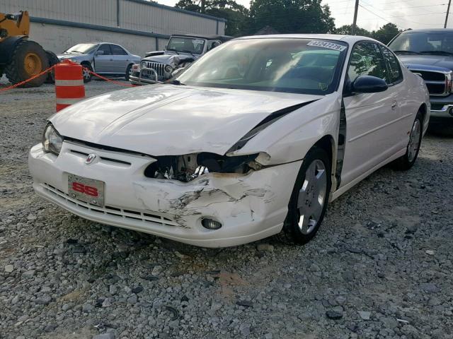 2G1WX15K849129095 - 2004 CHEVROLET MONTE CARL WHITE photo 2